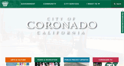 Desktop Screenshot of coronado.ca.us